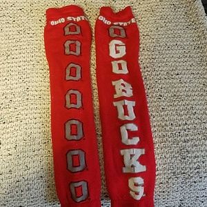 OHIO STATE leg warmers